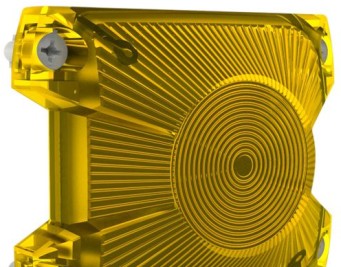 Pfannenberg Visual Signaling Devices 21516643000 - PYRA LED Multi-Function LED, Modular Lens (PY-TL Cover compl. 90-265AC YE)