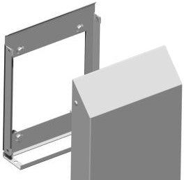 Hammond Manufacturing Enclosures RH40000SS - Rain Hood - Use w/ PF25, 30, 32, 43000 - 304 SS (RH40000SS)