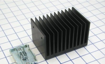 Carlo Gavazzi Heat Sinks RHS301 - Heat Sink, DIN Rail Mount, Accepts 3-1Ph or 1-3Ph (RHS301)