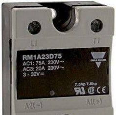 Carlo Gavazzi Relays RM1A23D75 - Solid State Relay, 1-P, 75A, 230VAC, 4.5-32VDC (RM1A23D75)