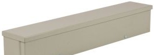 Wiegmann Enclosures RSCG060624 - N3R Gutter 6X6X24 Carbon Steel - Gray (RSCG060624)