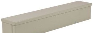 Wiegmann Enclosures RSCG080860 - N3R Gutter 8X8X60 Carbon Steel - Gray (RSCG080860)