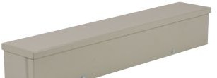 Wiegmann Wireway RSCG101048NK - N3R Gutter - No Knockouts 10X10X48 Carbon (RSCG101048NK)