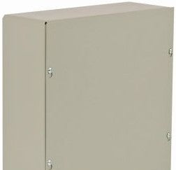 Wiegmann Enclosures SC242408NK - N1 Screw-Cover - No Knockouts 24X24X8 Carbon (SC242408NK)