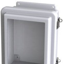 Saginaw Control & Engineering Enclosures SCE-10086FW - Fiberglass Enclosure W/Window (SCE-10086FW)