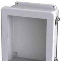 Saginaw Control & Engineering Enclosures SCE-1210FW - Fiberglass Enclosure W/Window (SCE-1210FW)