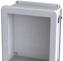Saginaw Control & Engineering Enclosures SCE-1412FW - Fiberglass Enclosure W/Window (SCE-1412FW)