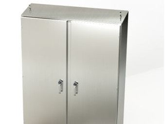 Saginaw Control & Engineering Enclosures SCE-60EL4812SSST - S.S. 2DR EL Sloping Top Enclosure (SCE-60EL4812SSST)