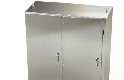 Saginaw Control & Engineering Enclosures SCE-60XEL6118SSST - S.S. 2DR XEL Sloping Top Enclosure (SCE-60XEL6118SSST)