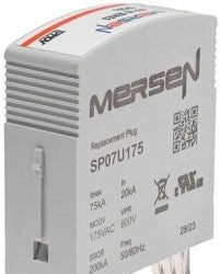 Mersen Surge Protective Devices (SPDs) SP07U175 - SPD REPLACEMENT PLUG 175 75kA (SP07U175)