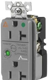 Bryant Electric Plugs & Receptacles SP83IGGYA - Circuit Watch Surge Suppression Straight Blade (SP83IGGYA)