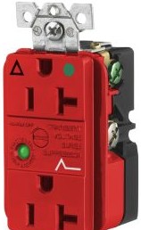 Bryant Electric Plugs & Receptacles SP83IGRA - Circuit Watch Surge Suppression Straight Blade (SP83IGRA)
