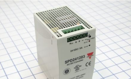Carlo Gavazzi Power Supplies SPD241203 - Power Supply, 24VDC, 5A, 3Ph, 120W (SPD241203)