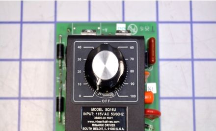 Minarik Drives Drives SQ16U - 1Q SCR Chassis 115V 3A, Pot Incl. (SQ16U)