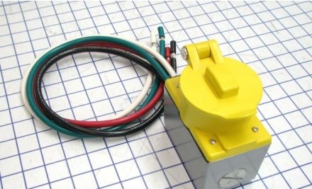 Ericson Miscellaneous SR50 - Enclosed Power Outlet Receptacle, 50A, 125V/250V (SR50)