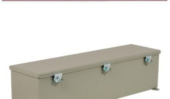 Wiegmann Wireway T6612CH - Hinged-Cover Wire Trough 6X6X12 Carbon Steel (T6612CH)