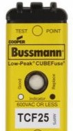 Bussmann Fuses TCF25 - Eaton Bussmann series TCF fuse, 25 A, 60 Hz, 50 Hz (TCF25)