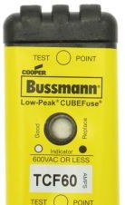 Bussmann Fuses TCF60 - Eaton Bussmann series TCF fuse, 60 A, 60 Hz, 50 Hz (TCF60)