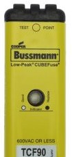 Bussmann Fuses TCF90 - Eaton Bussmann series TCF fuse, 90 A, 60 Hz, 50 Hz (TCF90)