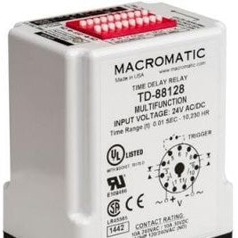 Macromatic Relays TD-88121 - TIME DELAY RELAY, 240V AC MULTIFUNCTION, 0.1S (TD-88121)