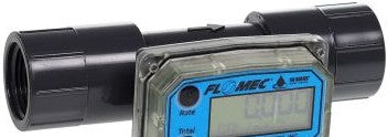 Flomec Flow Control TM10NQ9GMA - 1" flow totalizer with rate of flow, PVC body (TM10NQ9GMA)