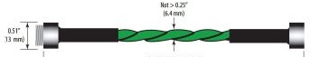Veris Industries Cordsets U006-0053 - Sensing Cable,Chemical,50 ft (U006-0053)
