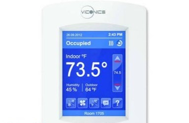 Veris Industries Thermostats U025-0008 - Thermostat, FanCl, Touchscrn, RH, BACnet (U025-0008)