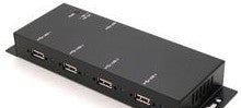 Antaira Technologies USB-HUB4K - Industrial 4-Port USB2.0 Hub, Metal Case, with (USB-HUB4K)