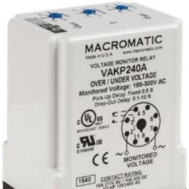 Macromatic Protection Relays VAKP240A - Voltage Monitoring Relay, 240VAC (VAKP240A)