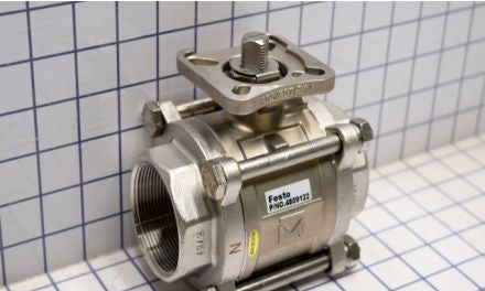 Festo Process Control 4809122 - NPT Ball Valve, VZBE-2-T-63-T-2-F0507-V15V15 (VZBE2T63T2F0507V15V15)