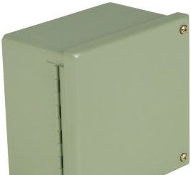 Wiegmann Enclosures WA121206GIE - N12 JIC Hinged Screw-Cover 12X12X6 Carbon (WA121206GIE)
