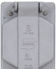 Crouse Hinds Electrical Box Covers WLRS1 - Eaton Crouse-Hinds series WLRS wet location cover (WLRS1)