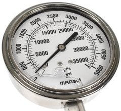 Marsh Panel Meters & Gauges X32644P - 100mm Severe Service Gauge (X32644P)