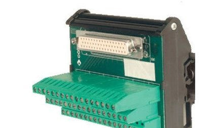 ASI-Automation Systems Interconnect DIN Rail Interface Modules XCPD50F - 50 Pin D-Sub Female Interface Module To 3 Level (XCPD50F)