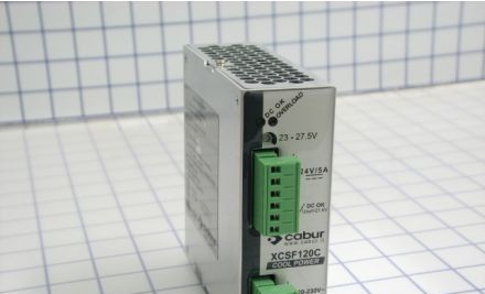 ASI-Automation Systems Interconnect Power Supplies XCSF120C - 24 Vdc Power Supply DIN Rail, 5 Amp, Single (XCSF120C)