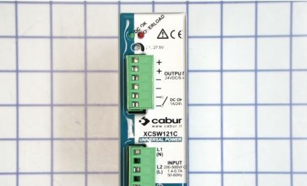 ASI-Automation Systems Interconnect Power Supplies XCSW121C - DIN Rail Power Supply, 24Vdc, 16A, 1/2Ph (XCSW121C)