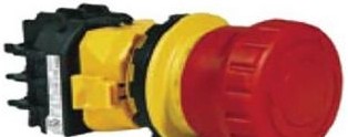 IDEC Switches XN1E-BV404MR - PLTR/Push-Pull Pushbutton, Red, 40mm Mush (XN1E-BV404MR)