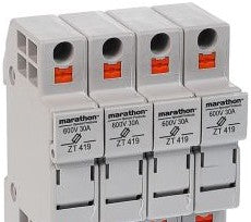 Marathon Special Products Fuseblocks & Holders ZT4419 - Zero Torque Fuse Holder, Class CC, 30A, 600V (ZT4419)