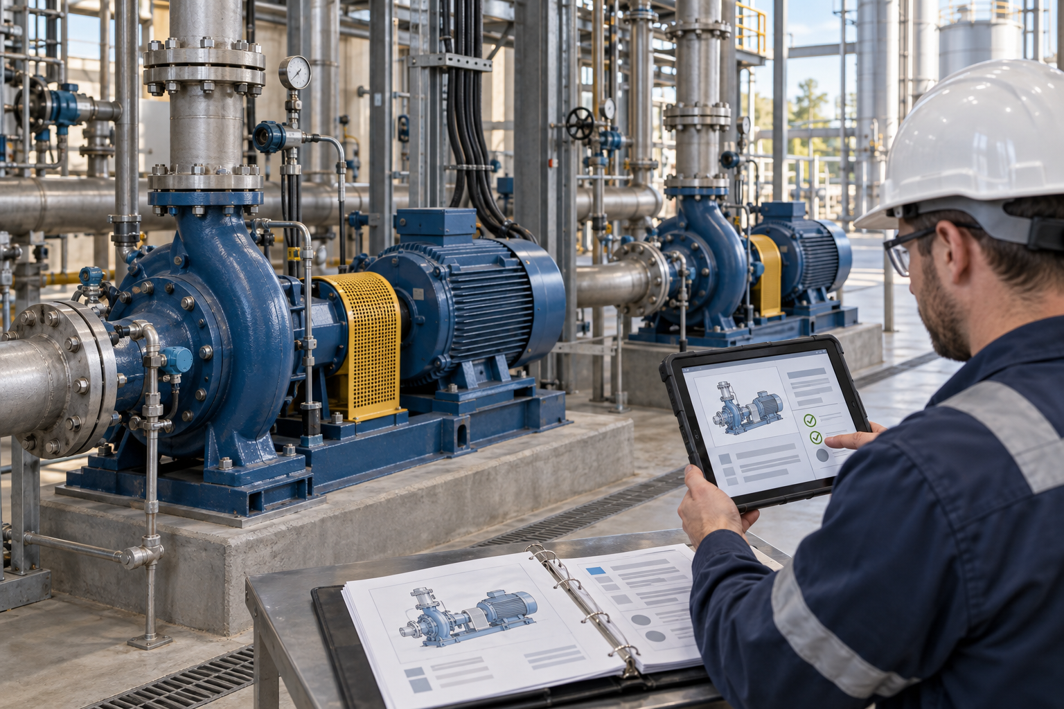 Industrial editorial illustration for Before Technicians Use an AI Assistant: A Plant-Floor Acceptance Test.
